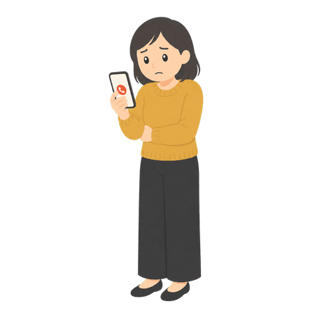 催促の電話を受ける入居者
